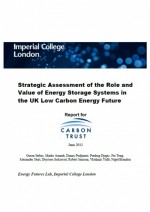 Role and Value of Energy Storage Systems in the UK