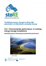 Environmental Performance of Existing Energy Storage Installations