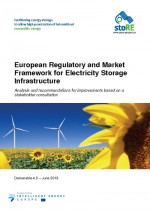 European Regulatory and Market Framework for Electricity Storage Infrastructure